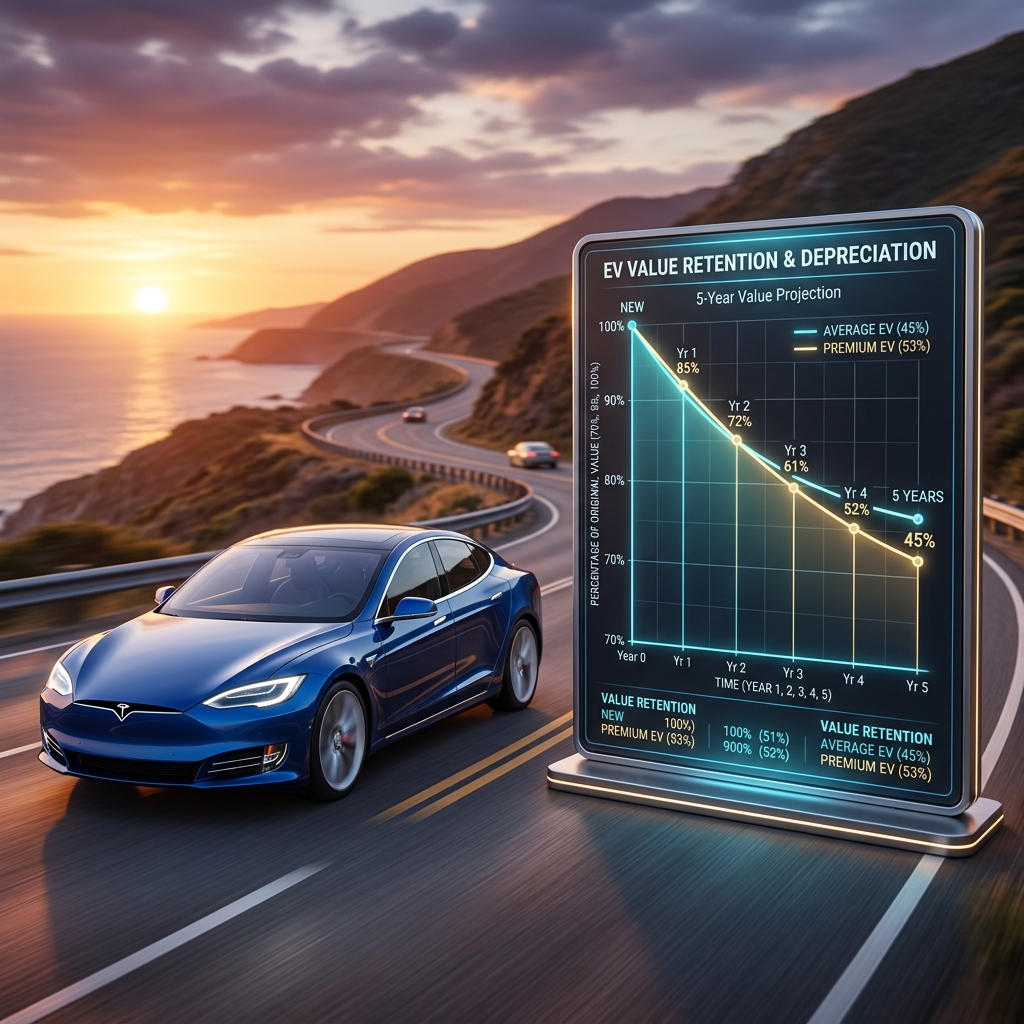 EV Depreciation Rates by Model 2026: US Data for Tesla, Ford & GM